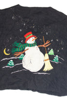 Vintage Black Ugly Christmas Cardigan 63157