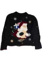 Vintage Black Ugly Christmas Cardigan 59665