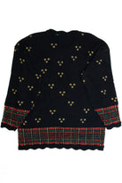 Vintage Black Ugly Christmas Sweater 59581