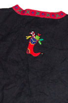 Vintage Black Ugly Christmas Cardigan 63133
