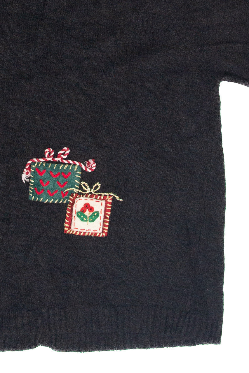 Vintage Black Ugly Christmas Cardigan 63433