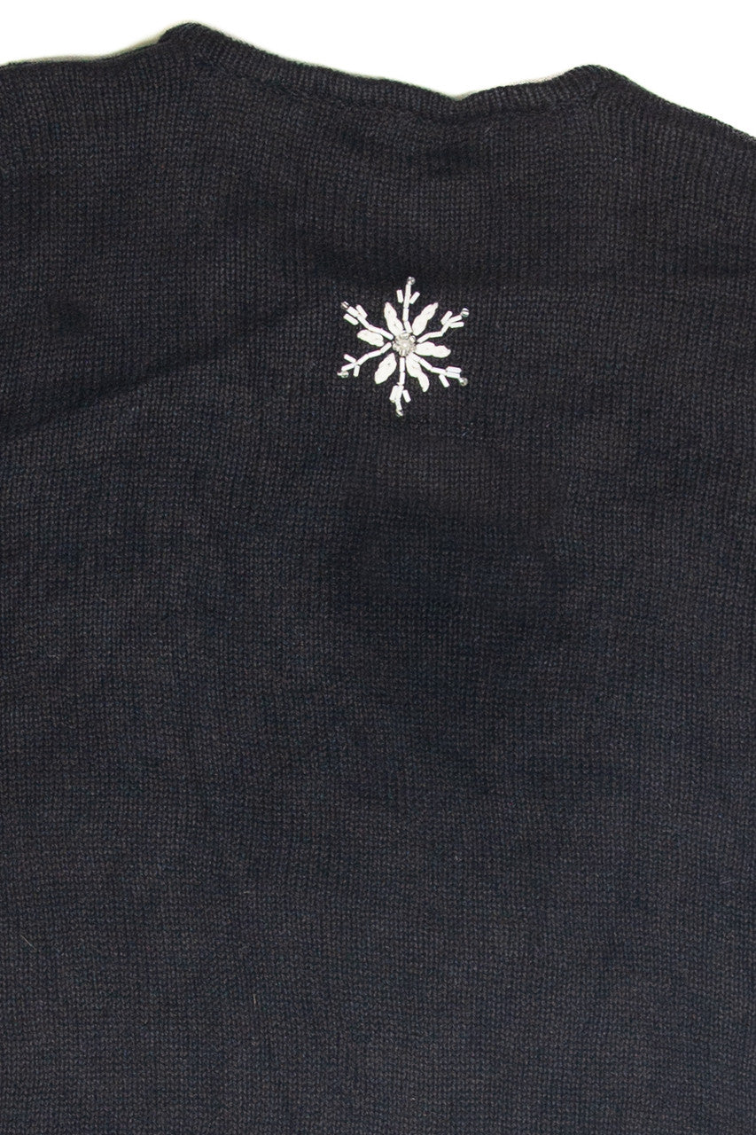 Vintage Black Ugly Christmas Cardigan 63269