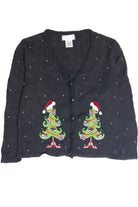 Vintage Black Ugly Christmas Cardigan 63117