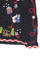 Vintage Black Ugly Christmas Cardigan 63124