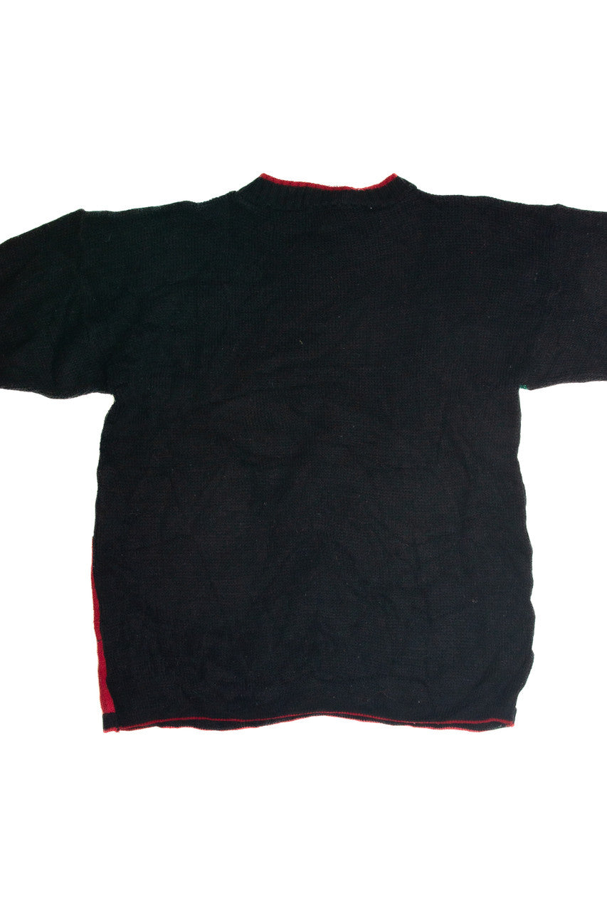 Vintage Black Ugly Christmas Sweater 59552
