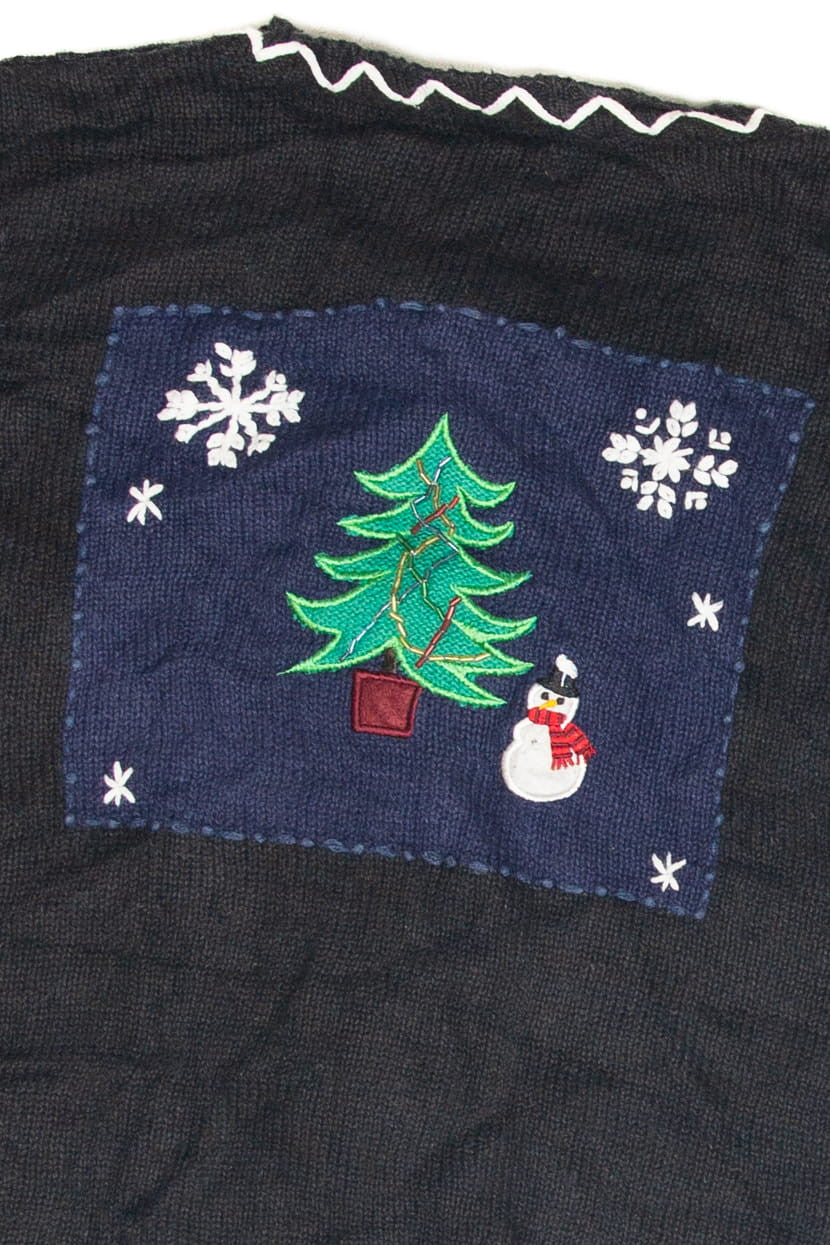 Vintage Black Ugly Christmas Cardigan 63169
