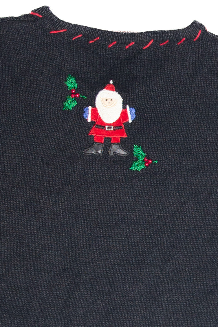 Vintage Black Ugly Christmas Pullover 63436