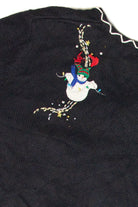 Vintage Black Ugly Christmas Cardigan 63031