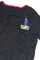 Vintage Black Ugly Christmas Cardigan 63195