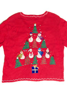 Vintage Red Ugly Christmas Cardigan 61922