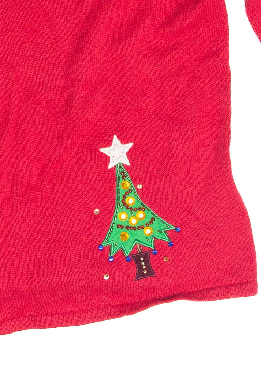 Vintage Red Ugly Christmas Cardigan 63158