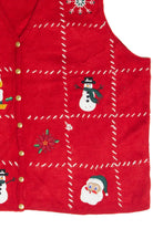 Vintage Red Ugly Christmas Vest 62965