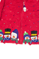 Vintage Red Ugly Christmas Cardigan 63174
