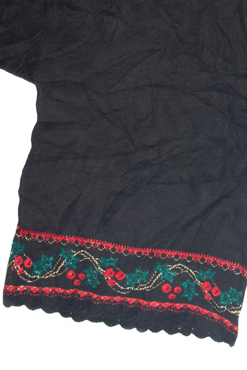 Vintage Black Ugly Christmas Pullover 63228