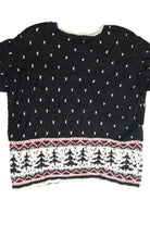 Vintage Black Liz Claiborne Holiday Pullover