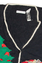 Vintage Black Ugly Christmas Cardigan 63324