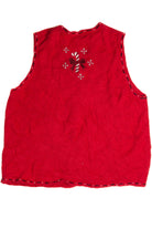 Vintage Red Ugly Christmas Vest 59644