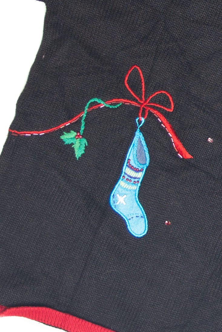 Vintage Black Ugly Christmas Pullover 63165