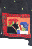Vintage Black Ugly Christmas Cardigan 63265