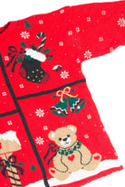 Vintage Red Ugly Christmas Pullover 63261