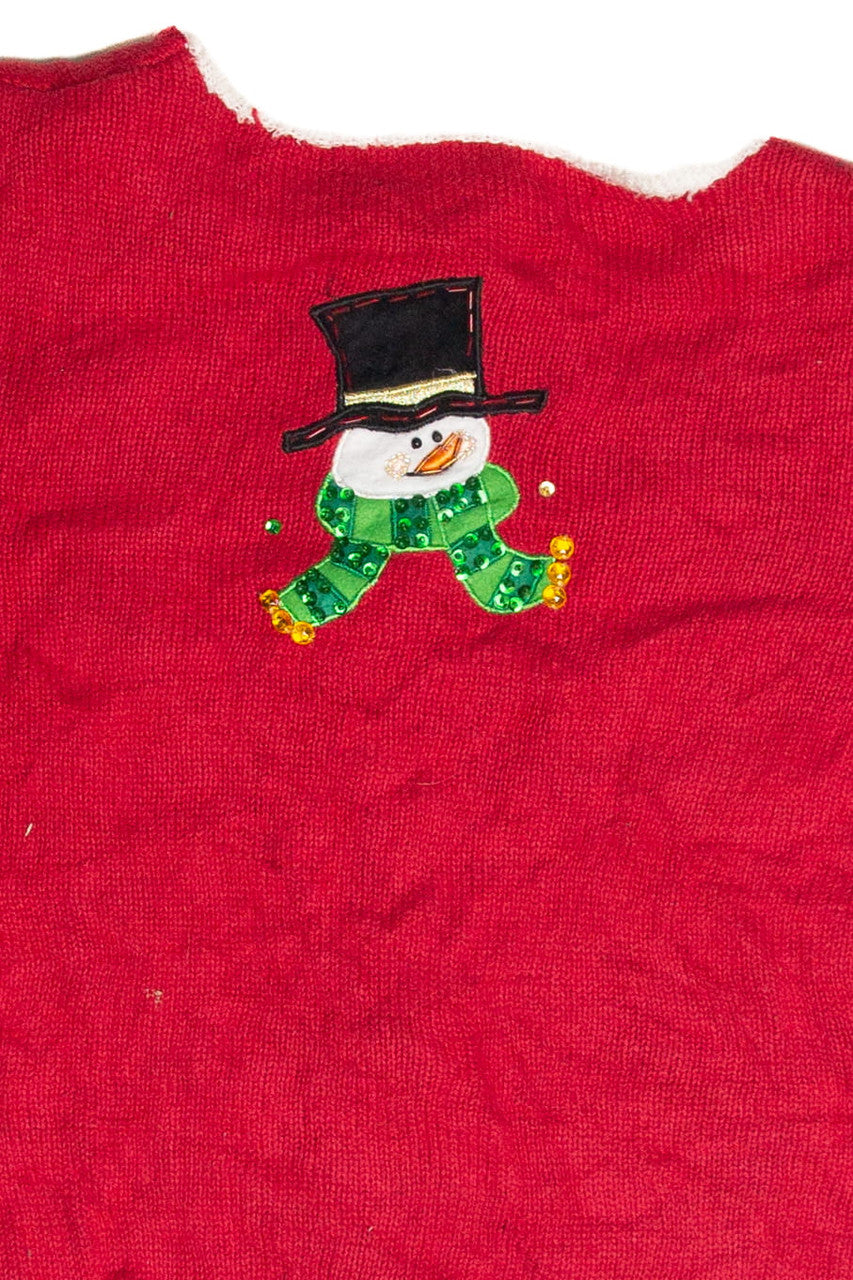 Vintage Red Ugly Christmas Cardigan 63125