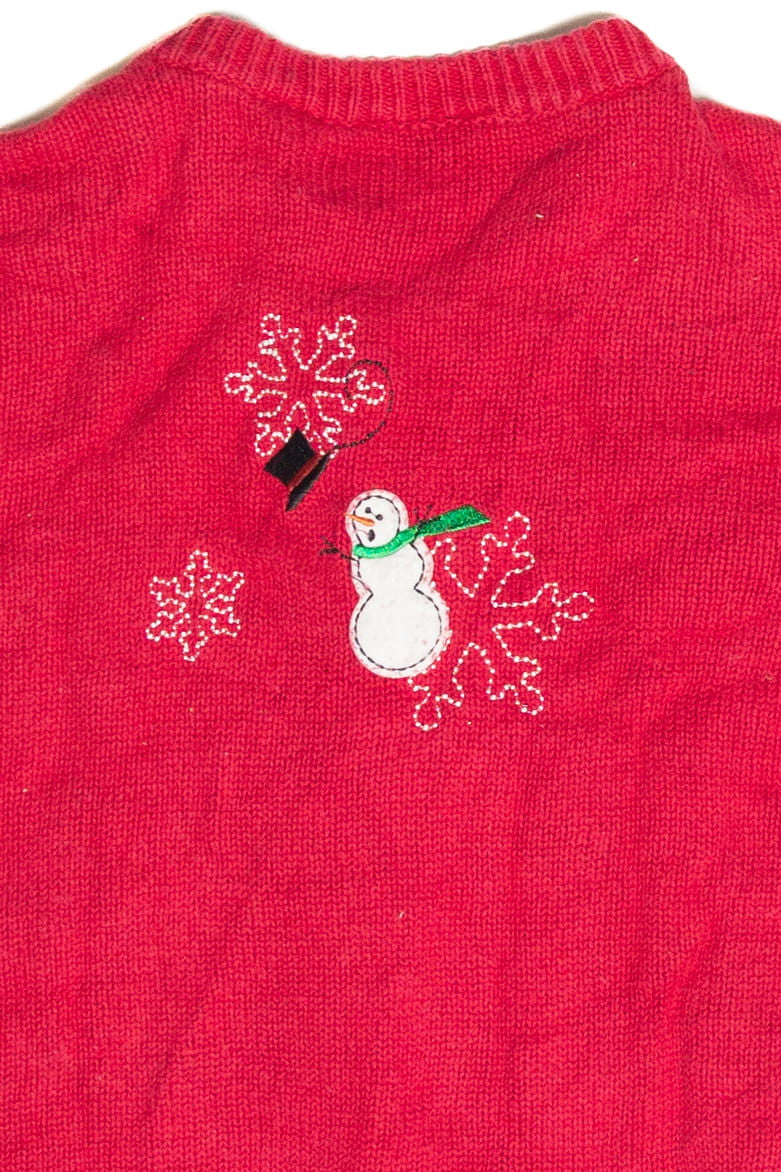 Vintage Red Ugly Christmas Cardigan 63176