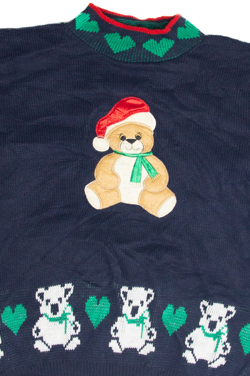 Vintage Blue Ugly Christmas Pullover 63243