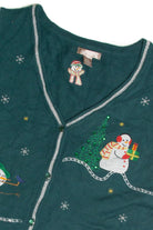 Vintage Green Ugly Christmas Vest 60848
