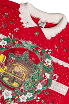 Vintage Red Christmas Sweatshirt 62546