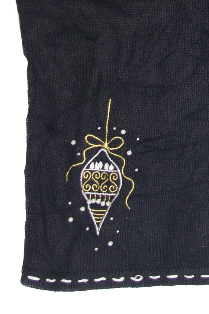Vintage Black Ugly Christmas Cardigan 63107