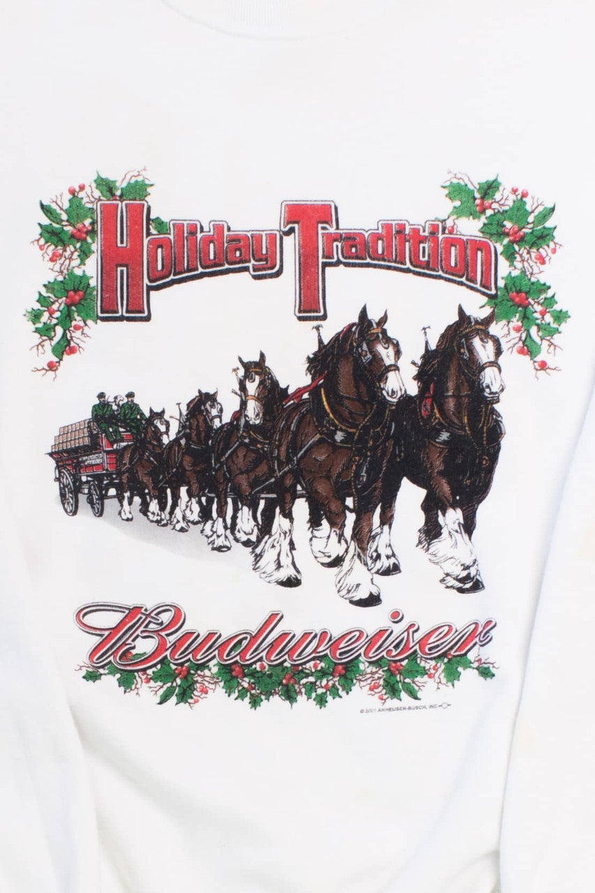Budweiser Ugly Christmas Sweatshirt 55522