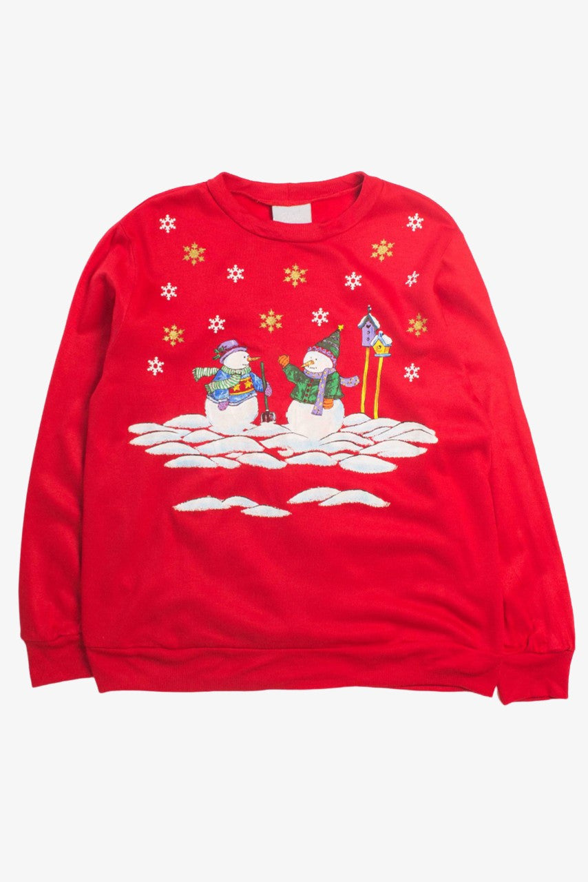 Happy Snowmen Christmas Sweatshirt 1
