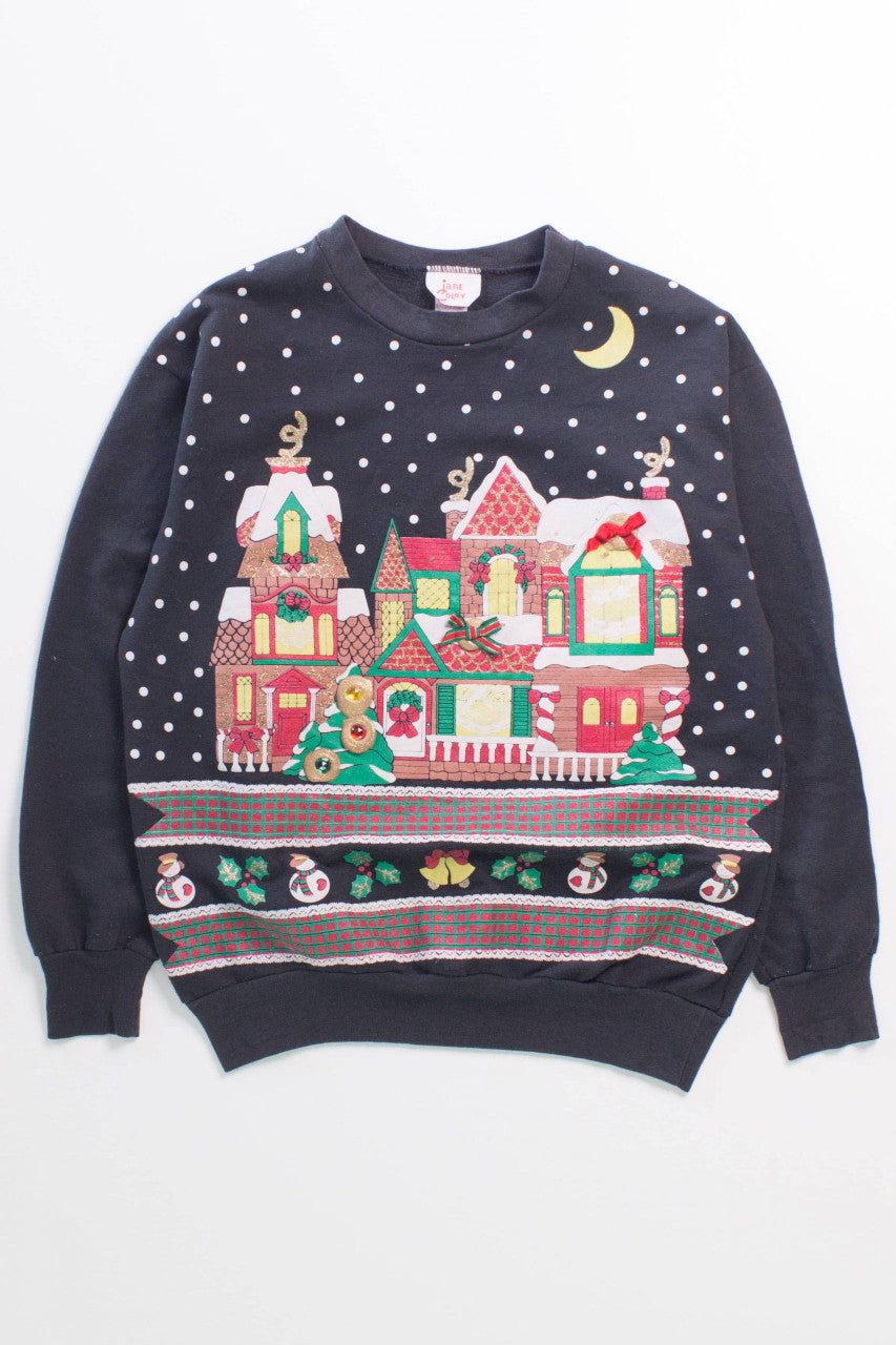 Gingerbread House Christmas Sweatshirt