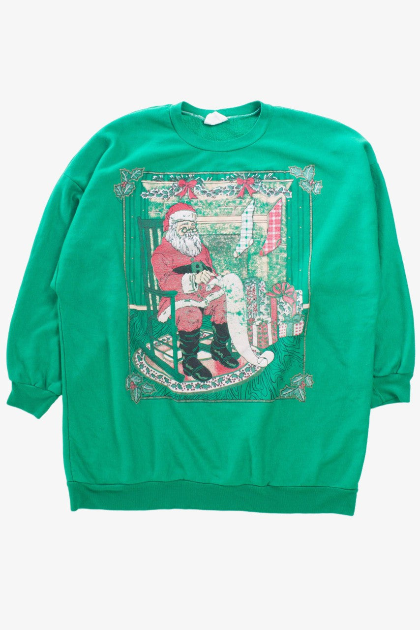 Rocking Santa Christmas Sweatshirt