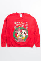 Vintage Mickey & Minnie Christmas Sweatshirt
