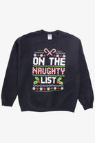Naughty List Christmas Sweatshirt