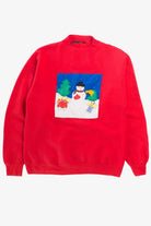 Vintage 3D Graphic Christmas Sweatshirt