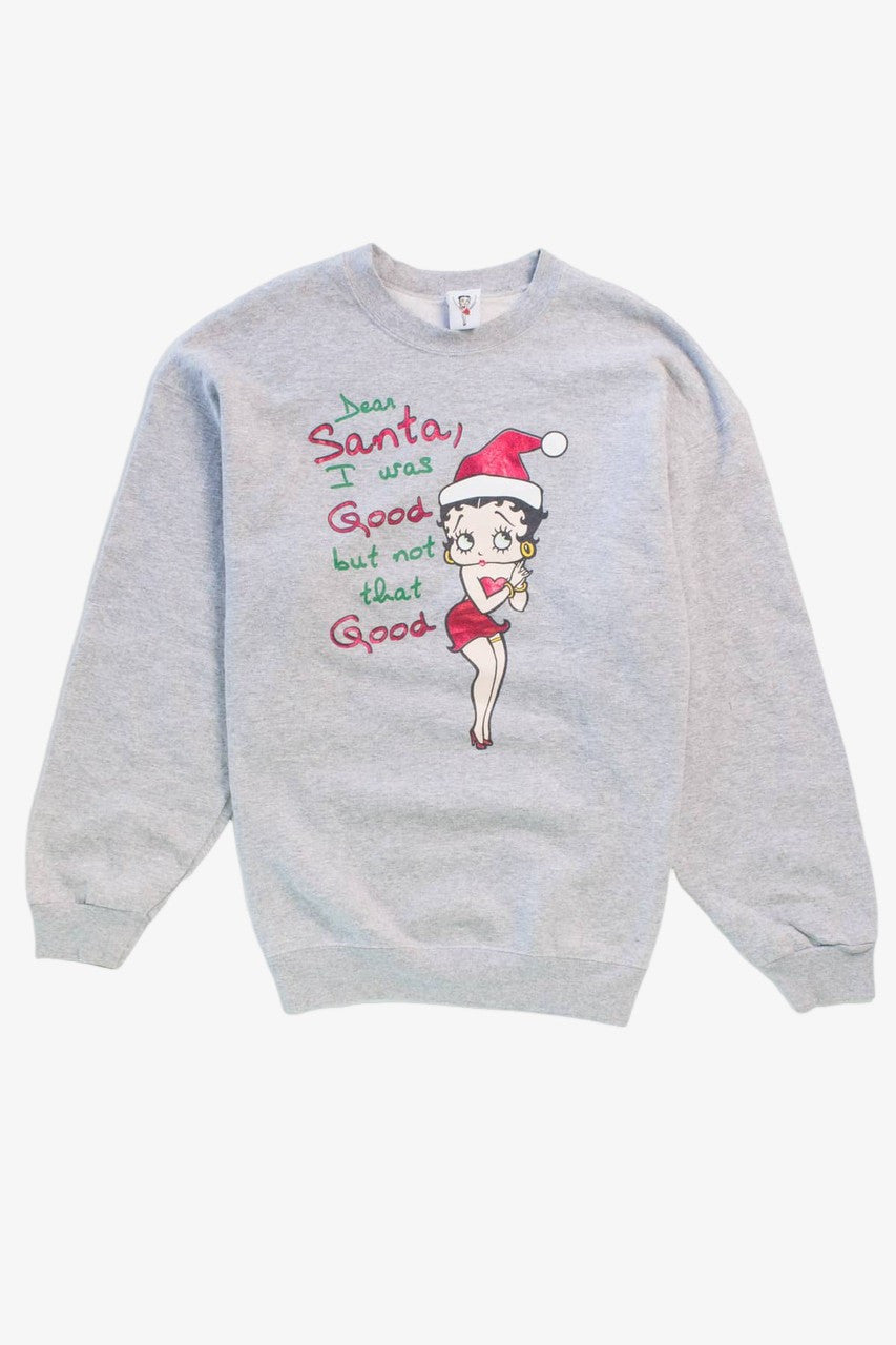 Betty-Boop Ugly Christmas Sweatshirt 55753
