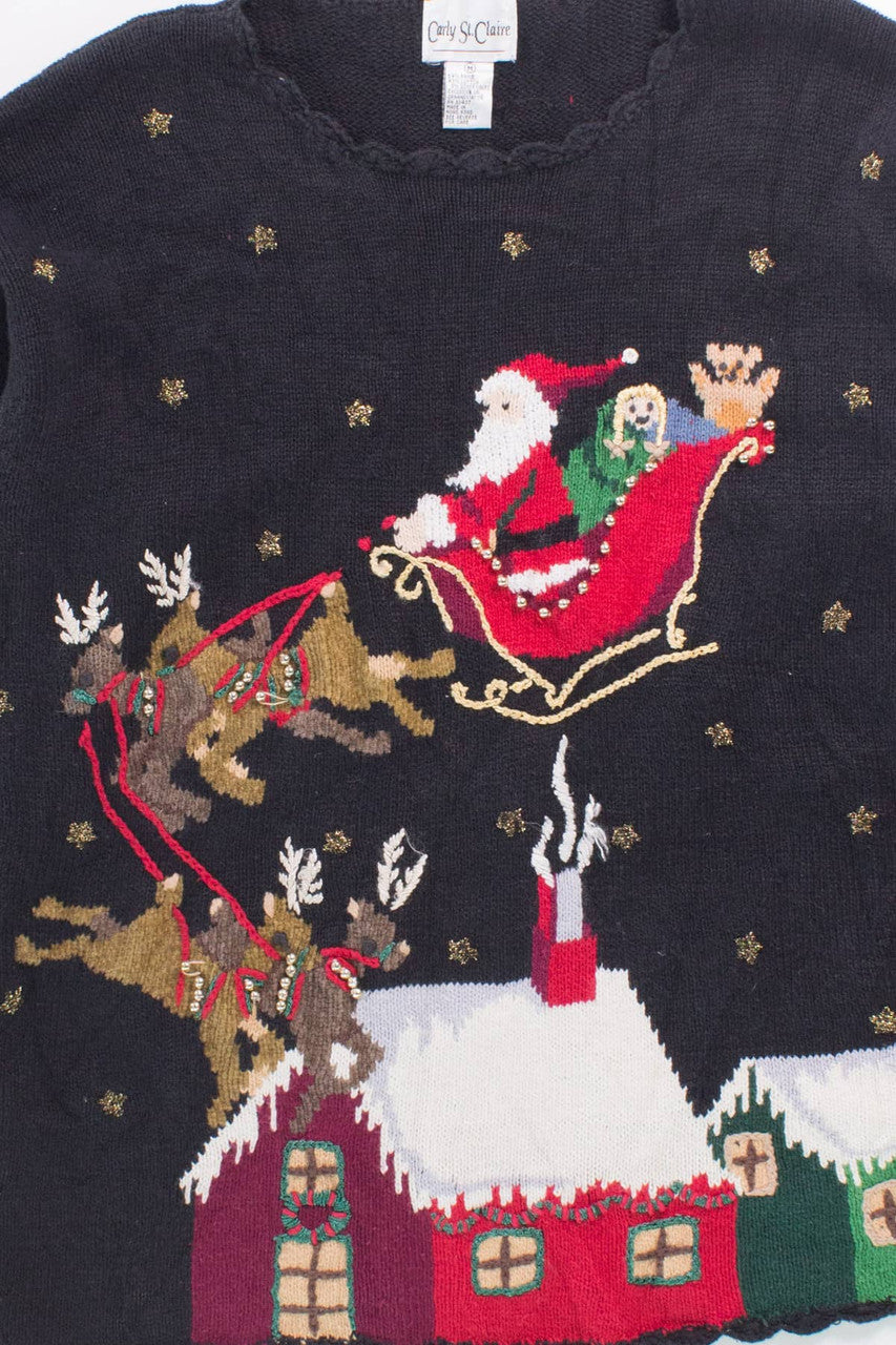 Black Ugly Christmas Pullover 55859