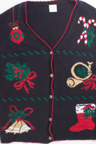 Black Ugly Christmas Cardigan 55871