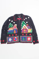 Black Ugly Christmas Cardigan 55885