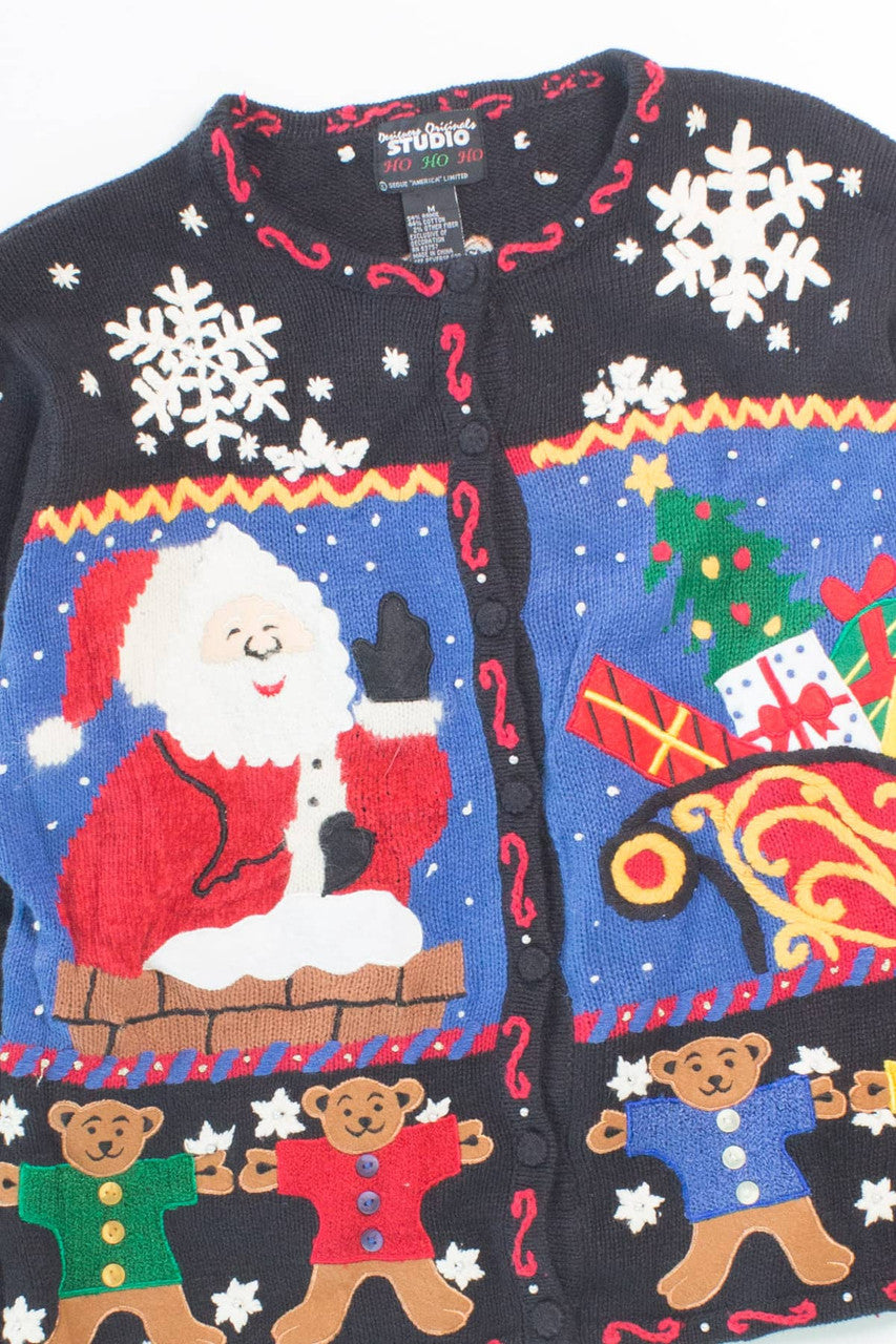 Black Ugly Christmas Cardigan 55902