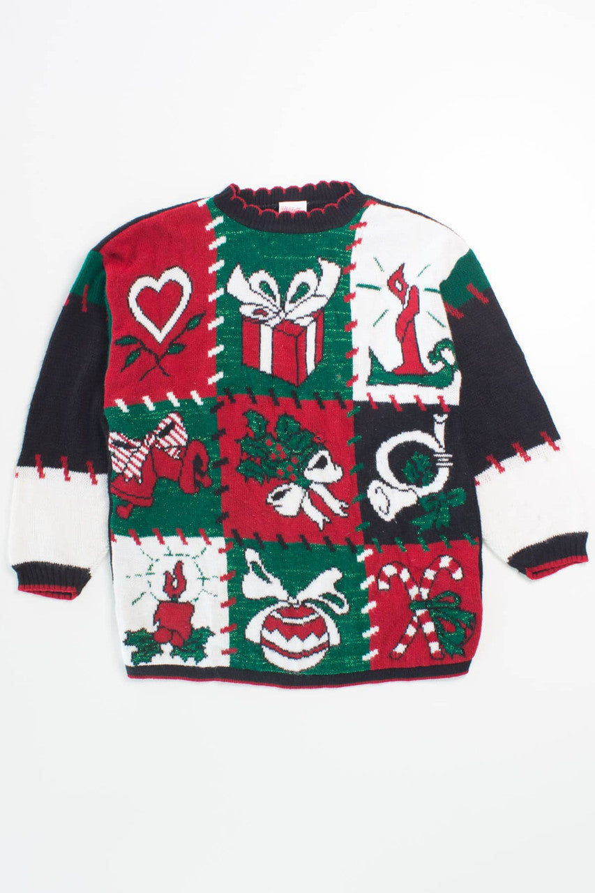 Multicolor Ugly Christmas Pullover 55910