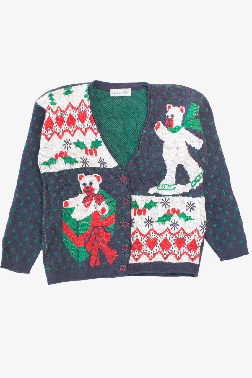 Blue Ugly Christmas Cardigan 55913