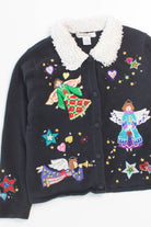 Black Ugly Christmas Cardigan 55914
