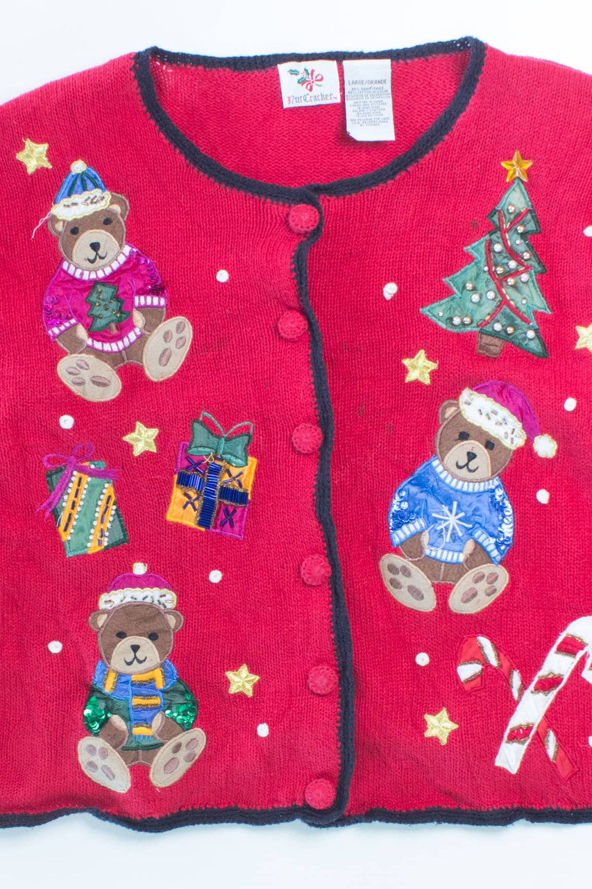 Red Ugly Christmas Cardigan 55915