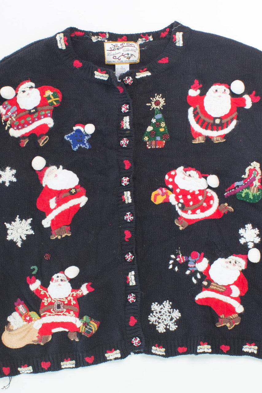 Black Ugly Christmas Cardigan 55923