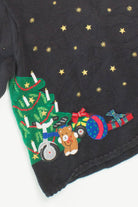 Black Ugly Christmas Cardigan 55924