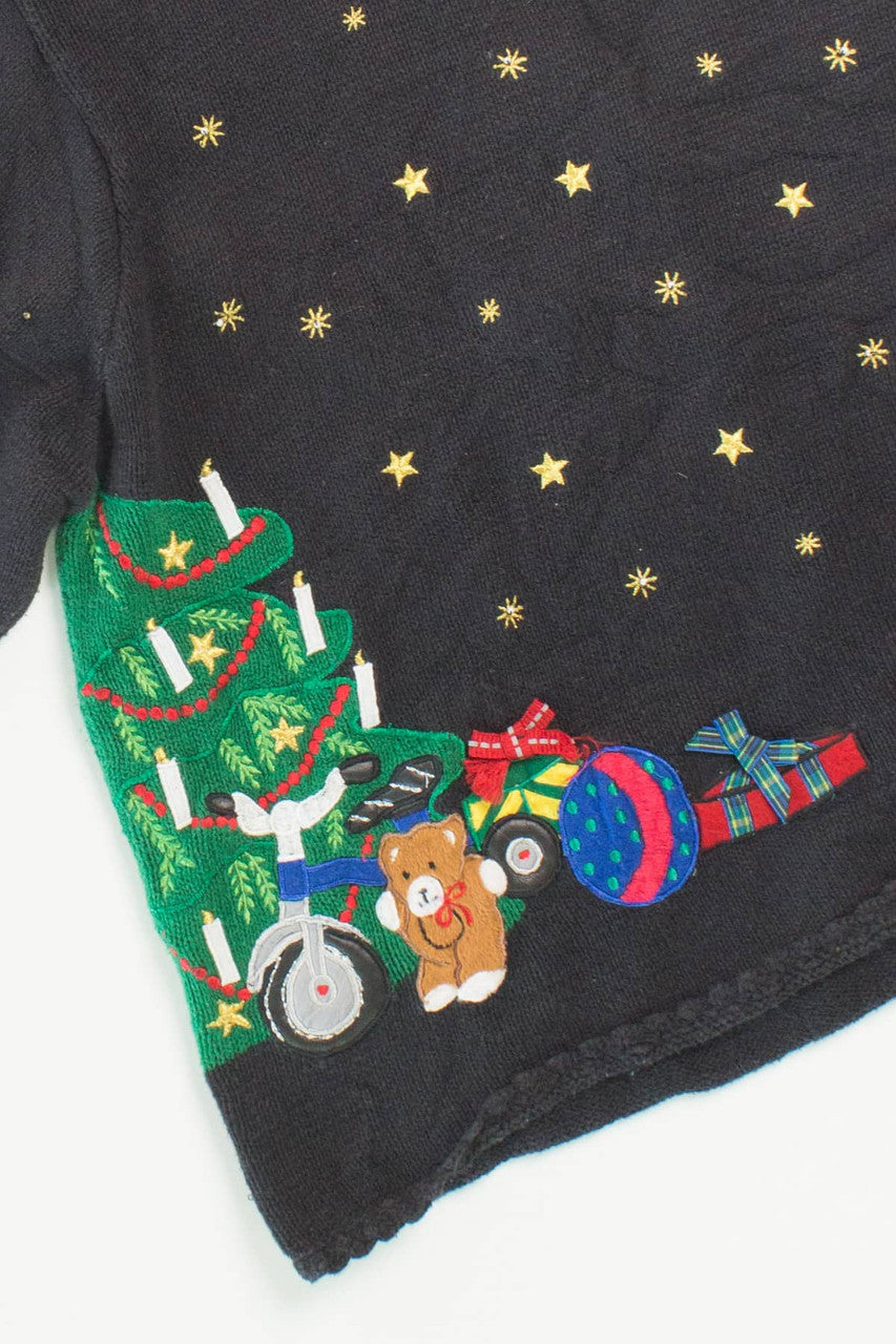 Black Ugly Christmas Cardigan 55924
