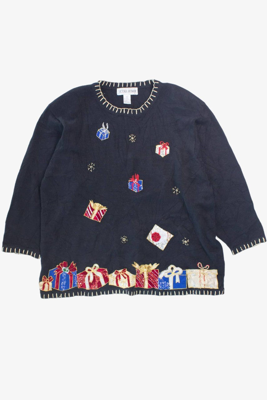 Black Ugly Christmas Pullover 55927